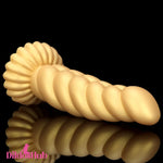 5.51in 7.87in 10.23in Gold Silicone Soft Fantasy Dildo For Clit Masturbator - Dildos Hub