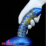 7.6in Soft Silicone Fantasy Spiked Powerful Suction Cup Dildo Anal Sex Toy - Dildos Hub