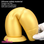 9.84in Gold Soft Liquid Big Silicone Butt Plug Dildo For Prostate Massager Dildos Hub