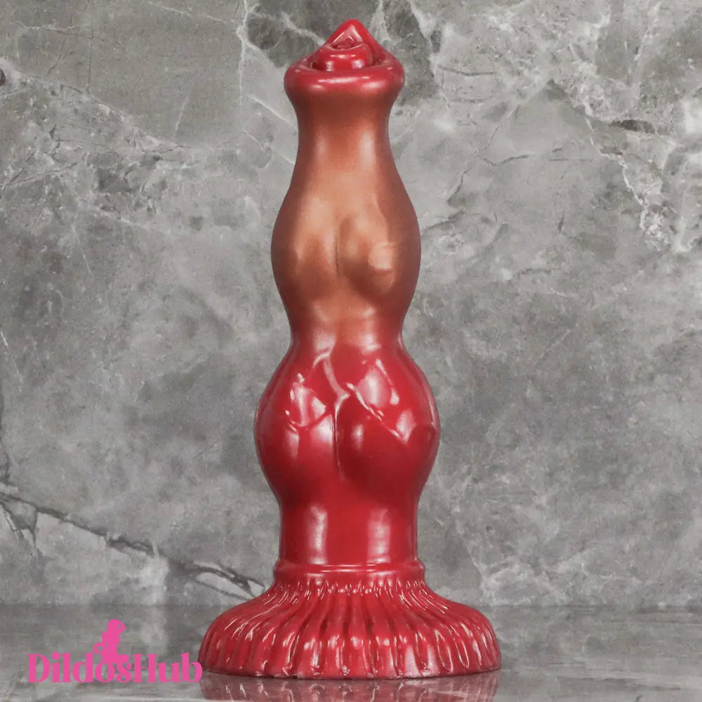 6.69in 7.48in 9.06in Silicone Fantasy Animal Dog Soft Cock Dildo Adult Toy Dildos Hub