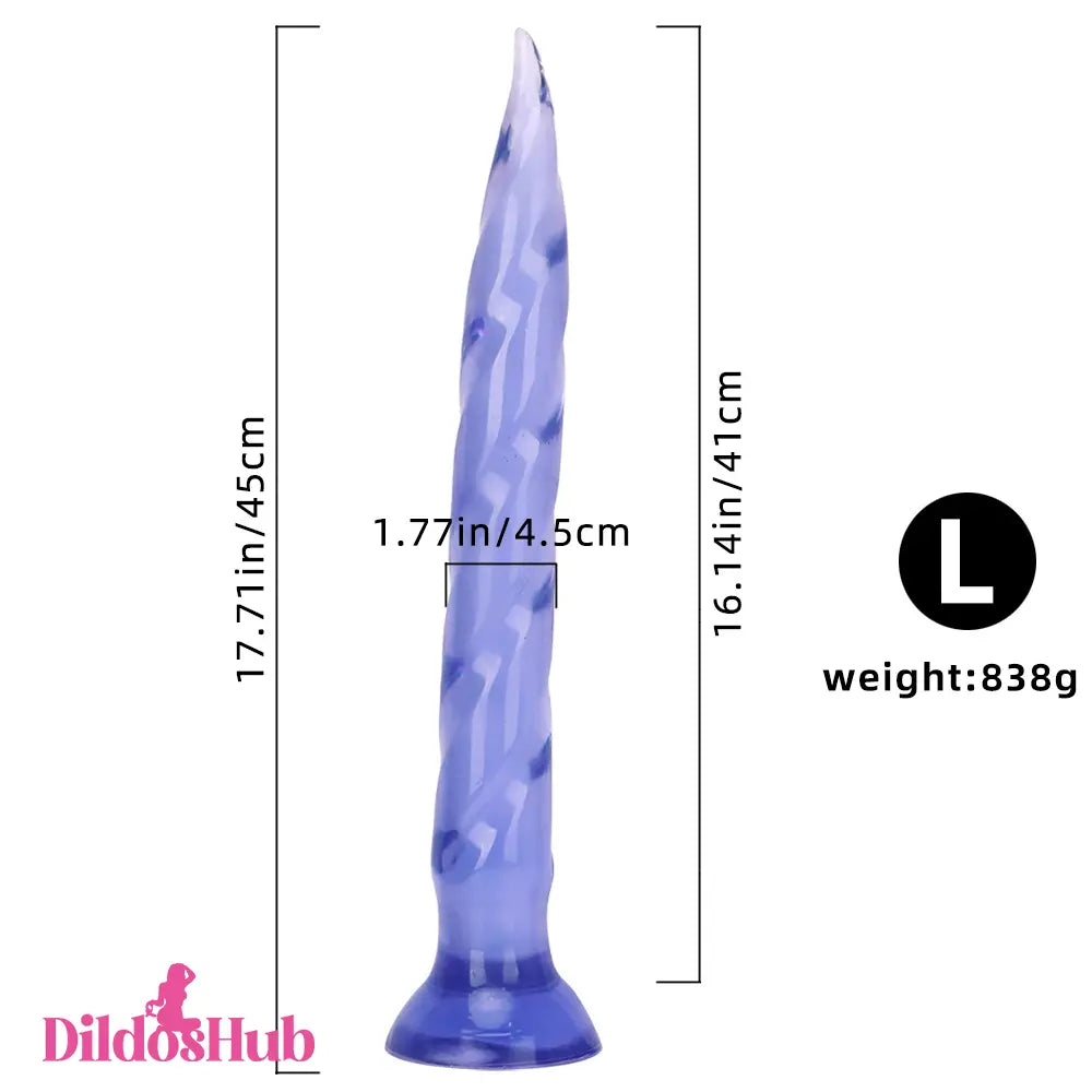 11.41in 14.56in 17.71in Big Long Thick Sharp Butt Plug Dildo Adult Toy - Dildos Hub