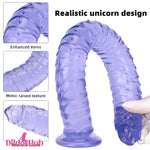 15.35in Long Huge Colorful Dildo For Anal Vaginal Expansion Masturbator - Dildos Hub