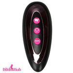 9.05in Ebony 4in1 Heating Thrusting Vibrating Rotation Remote Horse Dildo Dildos Hub