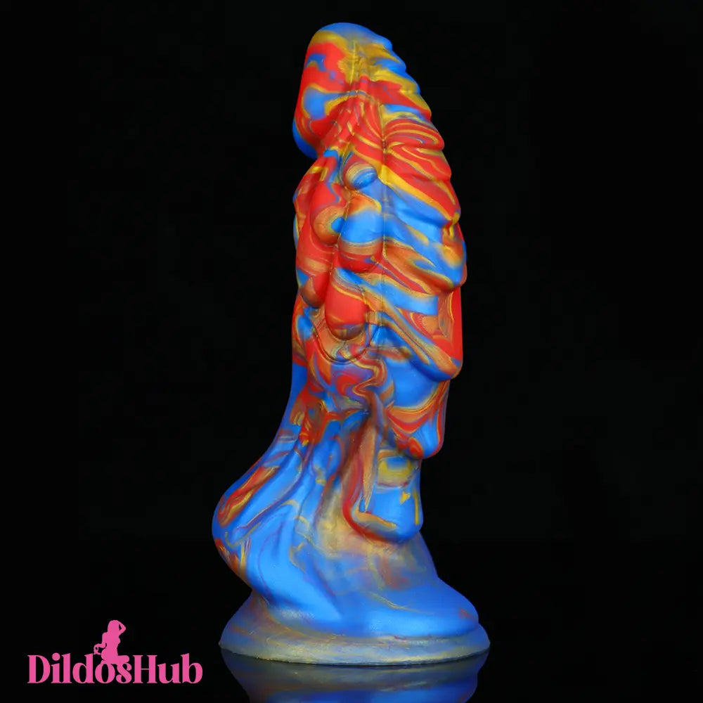 7.4in Soft Silicone Fantasy Dragon Spiked Dildo Female Male Masturbator - Dildos Hub