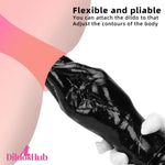 6.3in 8.66in 11.02in Women Men Big Black Thick Hands Fisting Dildo - Dildos Hub