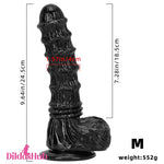 9.25in 9.64in 11.02in Big Black Animal Horse Cock Suction Cup Dildo - Dildos Hub