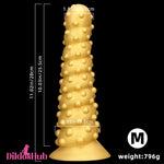 7.48in 11.02in 15in Soft Silicone Spiral Spiked Big Prostate Butt Plug Dildo Dildos Hub