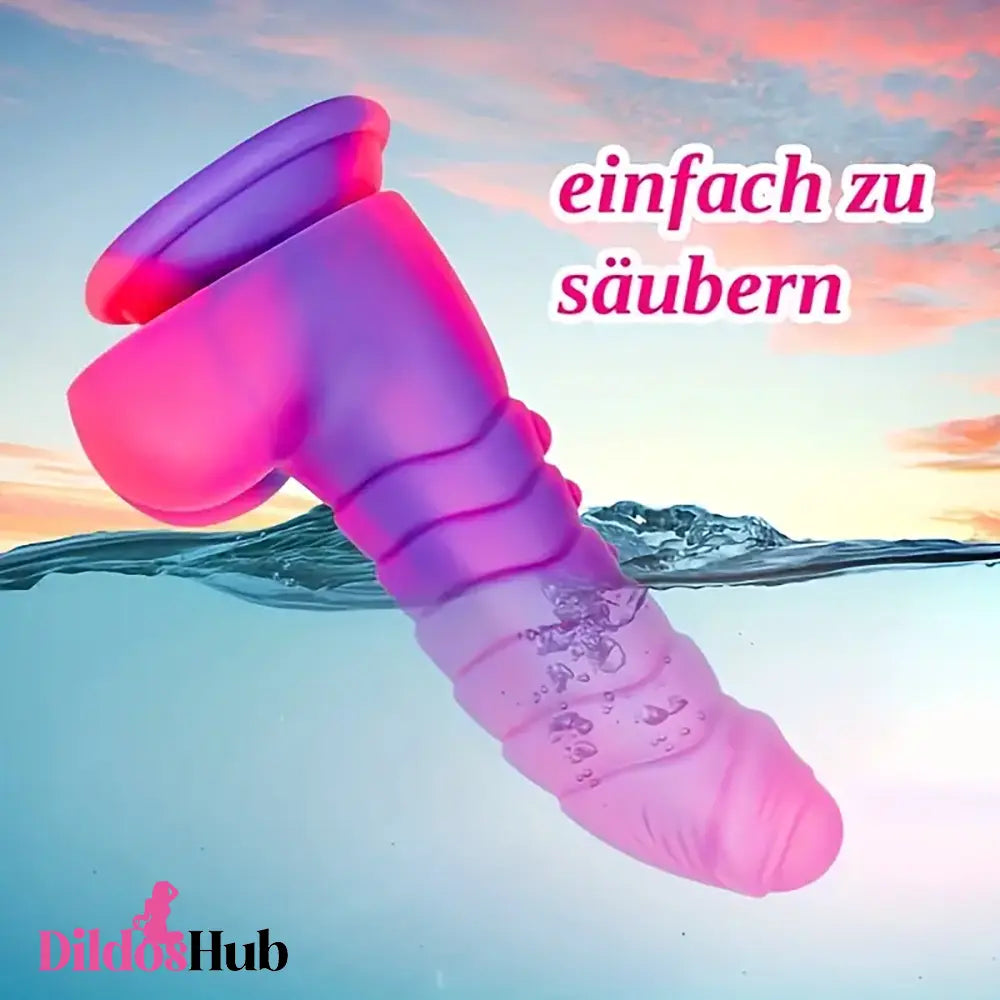 7.48in Uncut Fantasy Silicone Soft Dildo For Couple Gift Anal Prostate