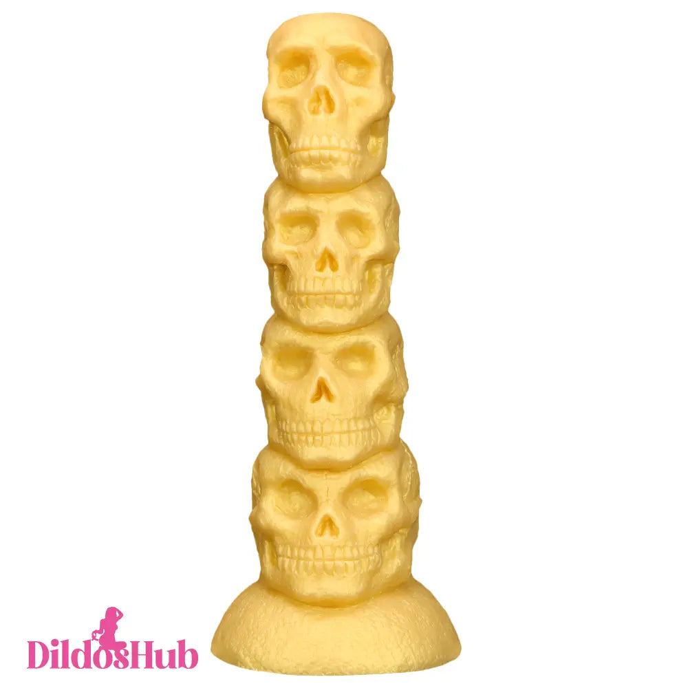 14.37in Large Soft Long Fantasy Silicone Scary Skull Dildo Women Toy Dildos Hub