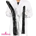 18.11in 22.83in Big Long Black Dildo Huge Penis BDSM Love Orgasm - Dildos Hub