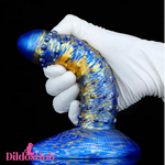 7.6in Soft Silicone Fantasy Spiked Powerful Suction Cup Dildo Anal Sex Toy - Dildos Hub