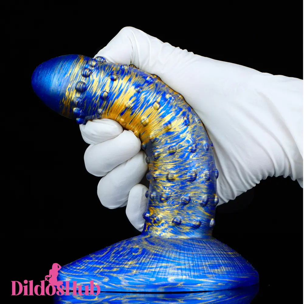 7.6in Soft Silicone Fantasy Spiked Powerful Suction Cup Dildo Anal Sex Toy - Dildos Hub