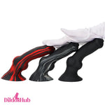 7.48in Silicone Soft Mixed Color Dog Cock Dildo For Anal Vaginal Sex Toy - Dildos Hub