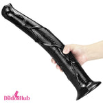 10.23in 12.6in 16.92in Big Long Black Real Feeling Horse Cock Animal Dildo - Dildos Hub