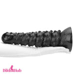 7.48in 11.22in 15in Super Huge Black Spiral Animal Octopus Anal Plug Dildo Dildos Hub