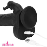8.85in Elephant 3in1 Heating Thrusting Vibrating Remote Prostate Dildo Dildos Hub