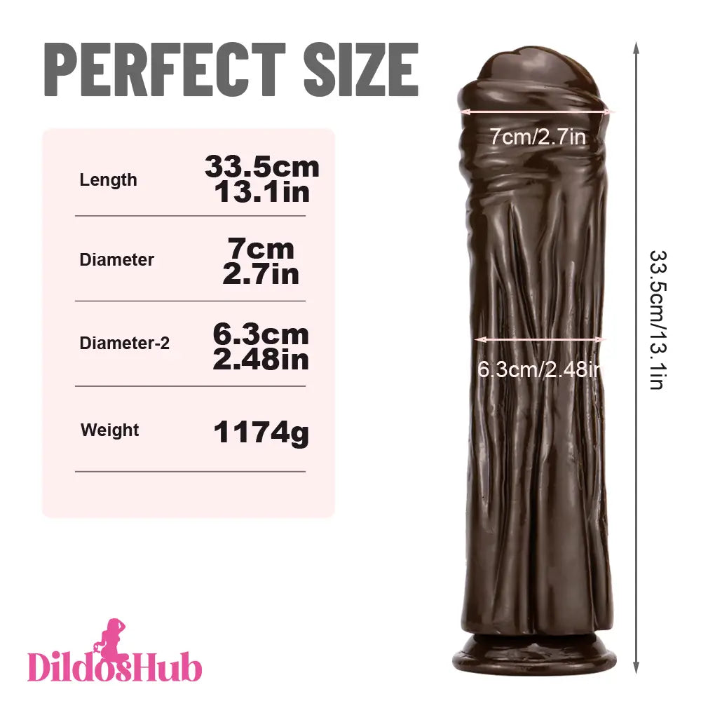 13.1 Animal Horse Big Thick Long Dildo With Suction Cup For Anus Sex - Dildos Hub