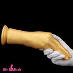 6.3in 8.66in 11.02in Gold Hands Silicone Soft Big Dildo For Fisting Orgasm - Dildos Hub