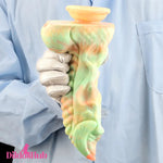 9.44in Fantasy Big Silicone Soft Mixed Color Dildo For Female Sex Orgasm Dildos Hub
