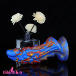 7.4in Soft Silicone Fantasy Dragon Spiked Dildo Female Male Masturbator - Dildos Hub