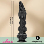 7.28in 9.84in 13.38in BDSM Fist Hands Big Dildo For Fisting Clitoris Stimulator Dildos Hub