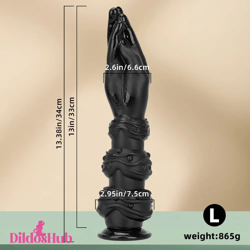 7.28in 9.84in 13.38in BDSM Fist Hands Big Dildo For Fisting Clitoris Stimulator Dildos Hub