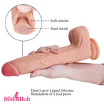 10in Realistic Big Soft Dildo For Adult Sex Women With Suction Cup Dildos Hub