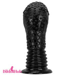 6.1in 8.46in 10.43in Fantasy Black Large Dildo Butt Plug For Fisting G-spot Dildos Hub