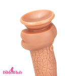 7.87in Silicone Dual Density Odd Feeling Soft Dildo For G-Spot Intense - Dildos Hub