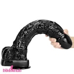 15in Big Long Black Real Feeling Dildo For Vagina Clitoris Stimulator - Dildos Hub