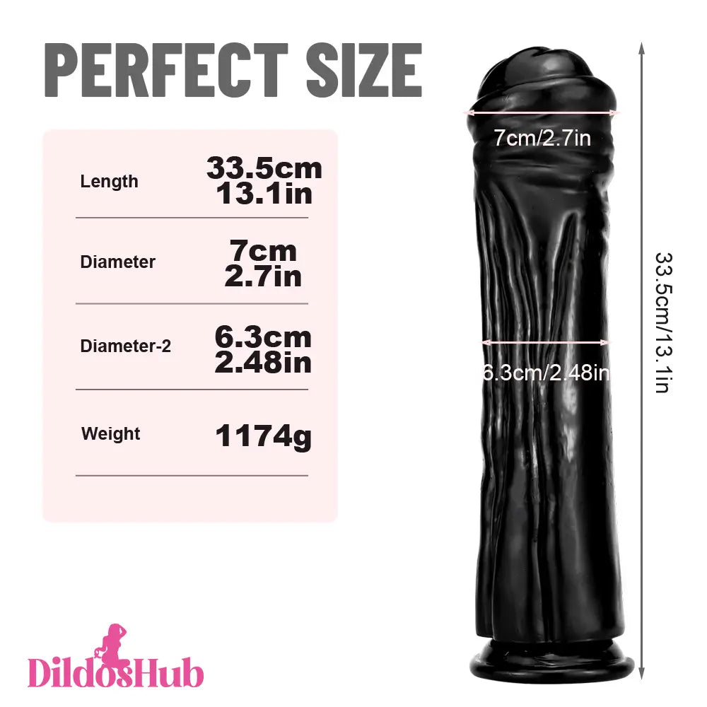 13.1 Animal Horse Big Thick Long Dildo With Suction Cup For Anus Sex - Dildos Hub