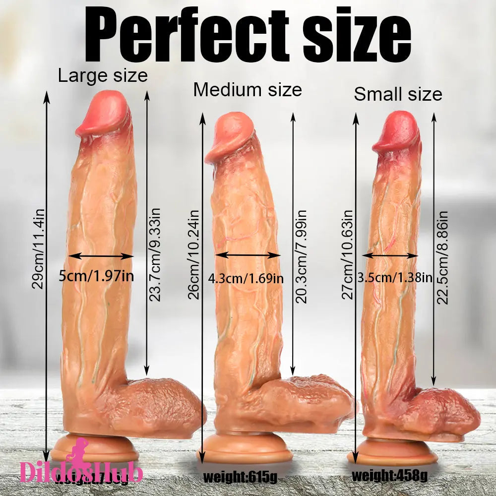 10.24in 10.63in 11.4in Big Long Dildo Toy For Women Love Sex Dildos Hub
