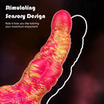 7.2in Soft Silicone Fantasy Dildo For Women Men G Spot Sex Masturbator - Dildos Hub
