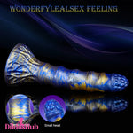 5.28in Soft Silicone Fantasy Butt Plug Dildo Penis Sex Toy For Women - Dildos Hub