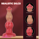 6.69in 7.48in 9.06in Silicone Fantasy Animal Dog Soft Cock Dildo Adult Toy Dildos Hub