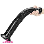 10.23in 12.6in 16.92in Big Long Black Real Feeling Horse Cock Animal Dildo - Dildos Hub