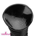 6.1in 8.46in 10.43in Fantasy Black Large Dildo Butt Plug For Fisting G-spot Dildos Hub