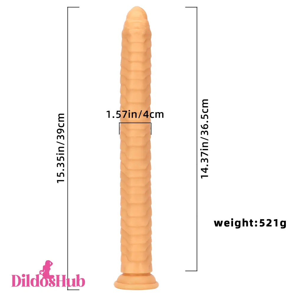 15.35in Long Huge Colorful Dildo For Anal Vaginal Expansion Masturbator - Dildos Hub
