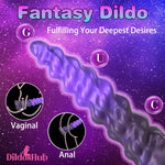 7.09in 9.05in 11.26in Silicone Fantasy Soft Dildo For Woman Lesbian Gay Dildos Hub