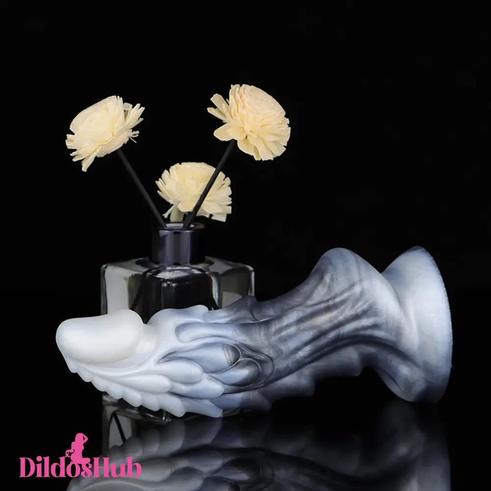 7.4in Soft Silicone Fantasy Dragon Spiked Dildo Female Male Masturbator - Dildos Hub