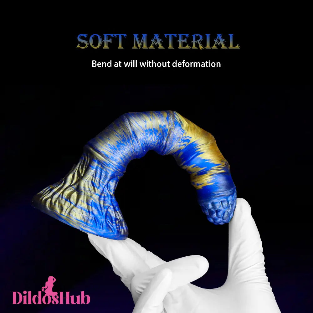5.28in Soft Silicone Fantasy Butt Plug Dildo Penis Sex Toy For Women - Dildos Hub