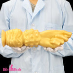7.87in 10.82in 14in Thick Large Silicone Soft Hands Fist Vagina Male Dildo Dildos Hub