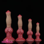 7.48in 9.45in 11.02in 12.99in Soft Skin Silicone Large Dog Knotted Dildo Dildos Hub