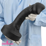 10.63in 12.6in 13.77in Silicone Big Soft Curved Black Dildo Women Sex Toy Dildos Hub