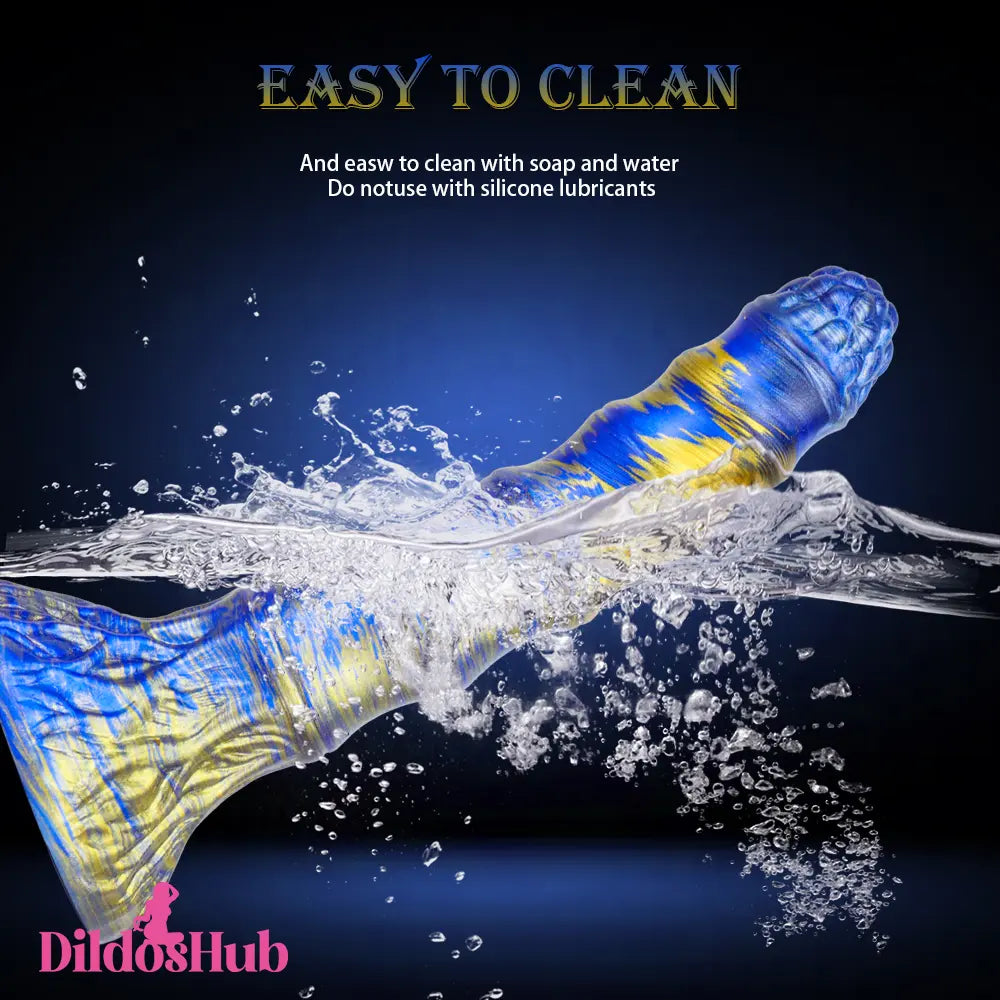 5.28in Soft Silicone Fantasy Butt Plug Dildo Penis Sex Toy For Women - Dildos Hub
