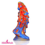7.4in Soft Silicone Fantasy Dragon Spiked Dildo Female Male Masturbator - Dildos Hub