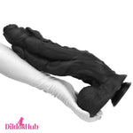 11.41in 12.6in 15in Super Big Silicone Soft Black Fantasy Dildo For Adults Dildos Hub