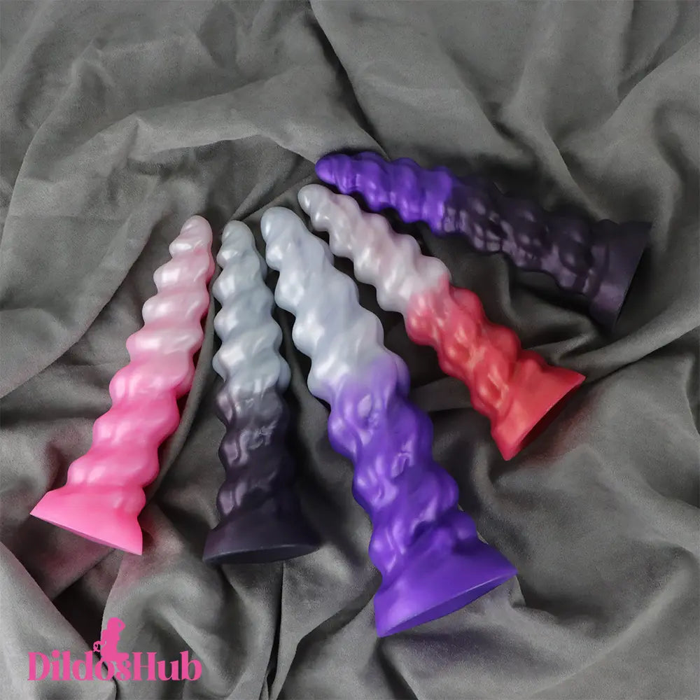 7.09in 9.05in 11.26in Silicone Fantasy Soft Dildo For Woman Lesbian Gay Dildos Hub