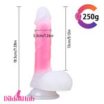 7.09in Lifelike Uncut Dildo With Moving Foreskin For Adult Sex Toy - Dildos Hub