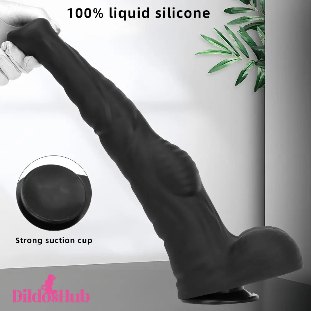 12.61in 14.17in 16in Super Huge Long Silicone Soft Horse Wide Fat Dildo Dildos Hub